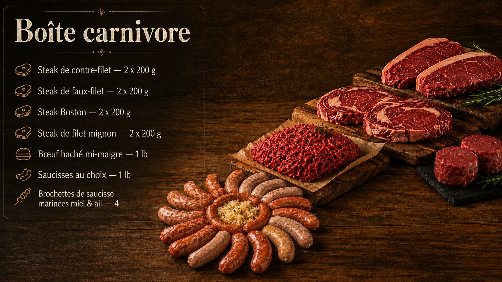 Boite économique – La Carnivore