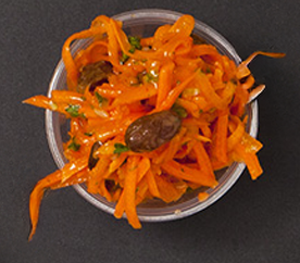 Salade Carottes et raisins – 8 oz