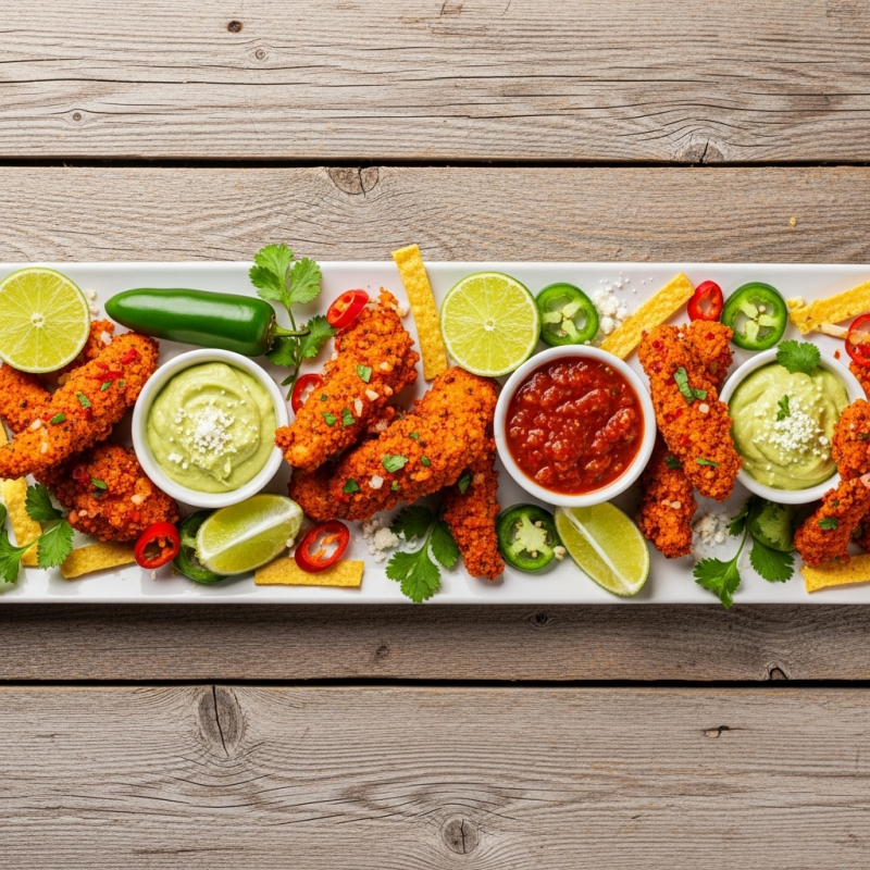 Extra Doigts de poulet style mexicain - 300 g (1 portion)