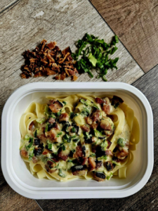 Pâte carbonara – 300 g (1 portion)