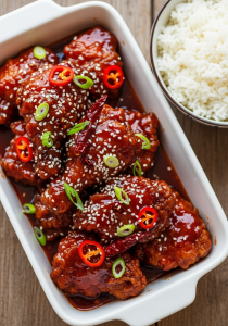 Poulet Général Tao – 300 g (1 portion)