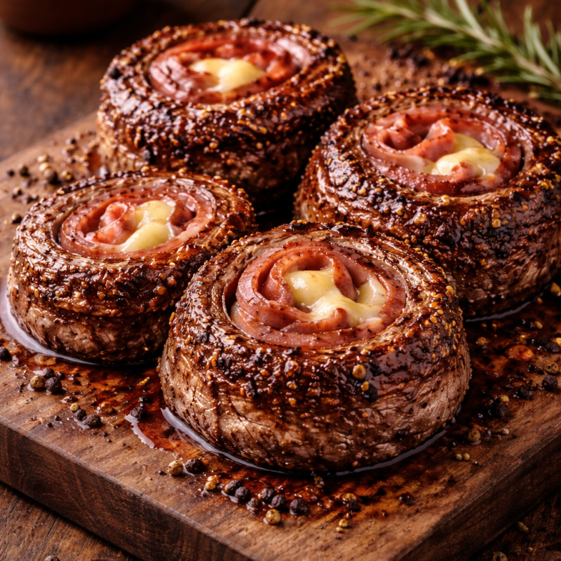 Rosette de bœuf poivre, érable & chipotle — 300 g (1 portion)